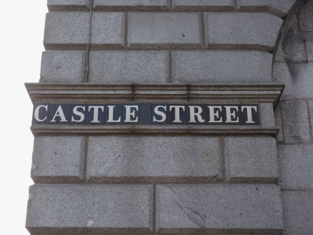 istock Castle Street sign in Aberdeen 2049821404