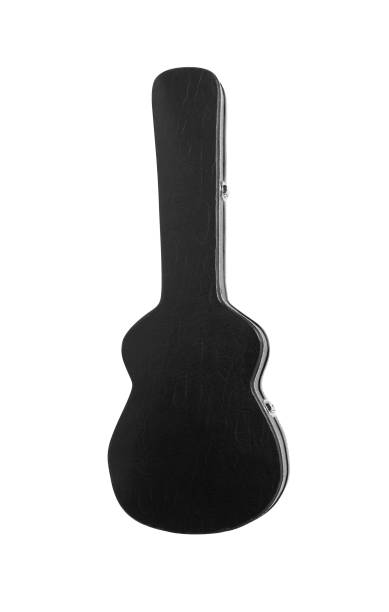 istock hard case for electric guitar, isolated on white 2049842909