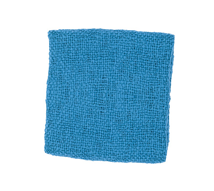 blue carpet isolated on white background