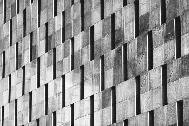 istock Modern architecture. Black and white. Abstract background and texture for design. 2049934356