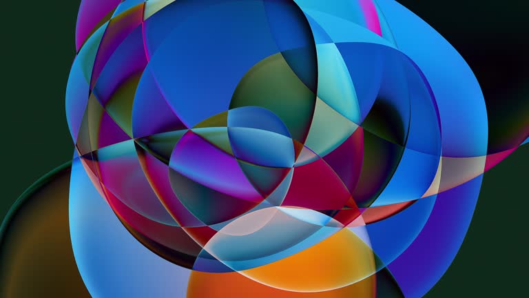 loopable video of vibrant color abstract backgrounds