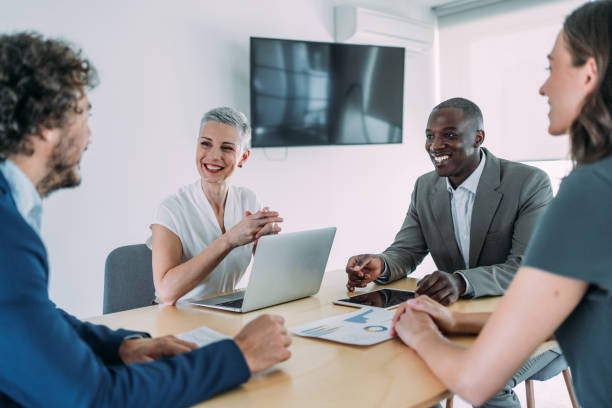 istock Business persons on meeting in the office. 2050019800