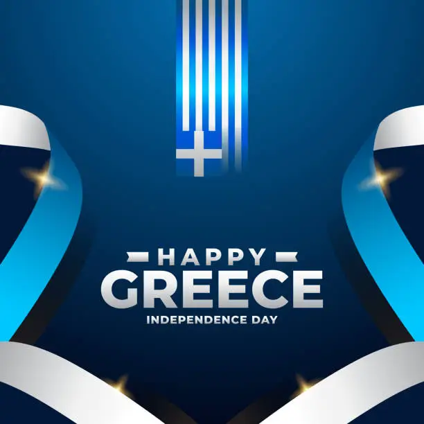 Vector illustration of Greece Independence day design illustration collection