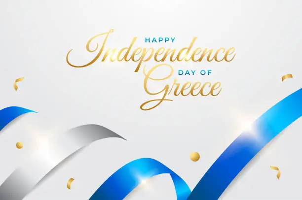 Vector illustration of Greece Independence day design illustration collection