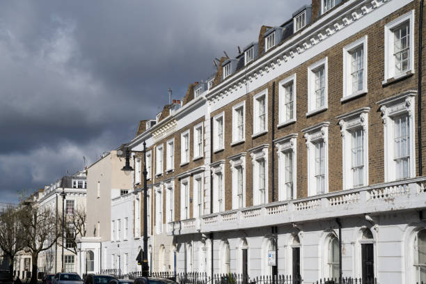 istock Georgian Townhouse in London 2050044779