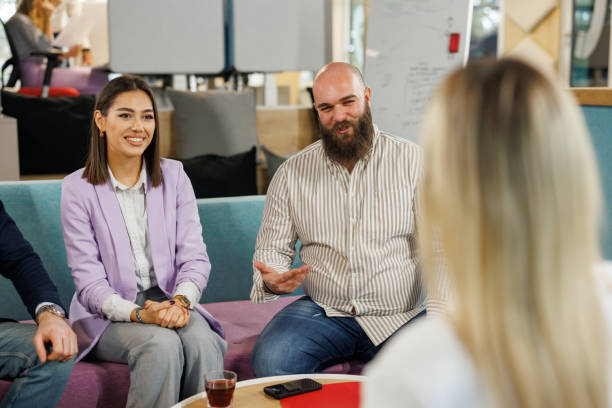 istock Positive atmosphere on job interview 2050215145