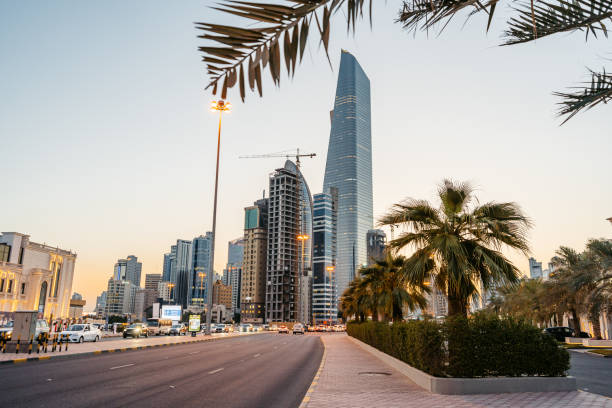 istock Kuwait City In Kuwait At Sunset 2050221590