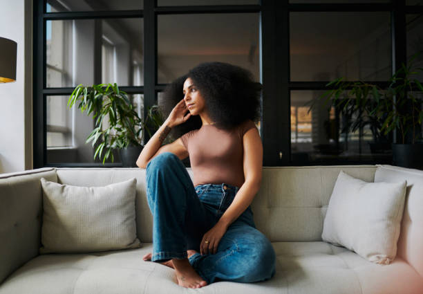 istock Relaxing on the couch after a long day 2050227980