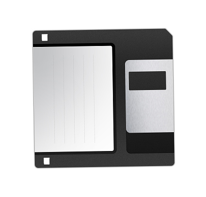 floppy disk isolated on white background