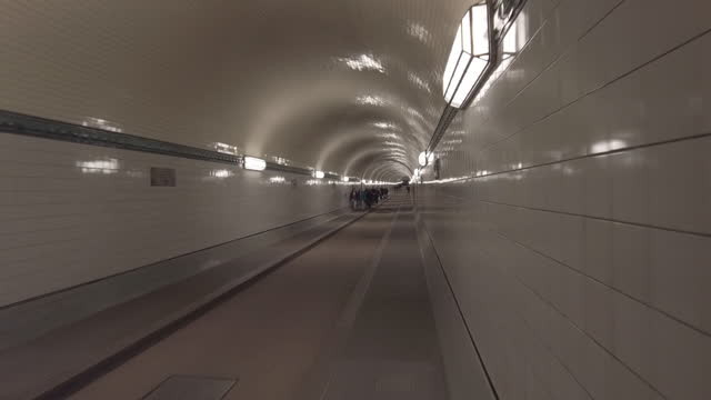 Elbe Tunnel in Hamburg