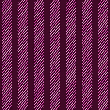 A digital geometric background featuring alternating vertical maroon and pink stripes with a hatched texture.