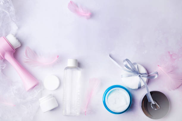 istock Gentle beauty regimen products. Skincare routine 2050372037