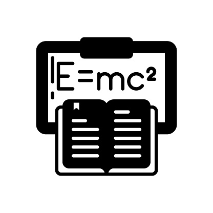 Theoretical Physics icon in vector. Logotype
