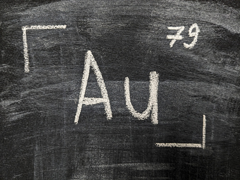 Science and black holes.Basic properties of black holes. A scientist writes physical and mathematical formulas on a blackboard with white chalk.Schwarzschild radius