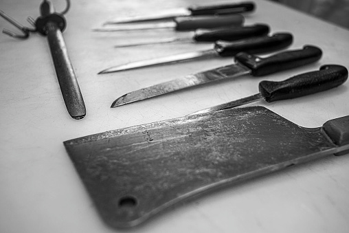 Set of Butcher Knives