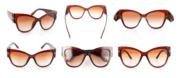 istock Orange sun glasses isolated over the white background 2050425606
