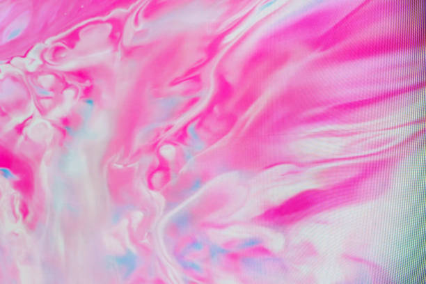 LED Screen Melting of Pigments Background