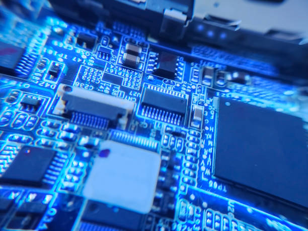 istock The macro photography of printed circuit board PCB 2050458032