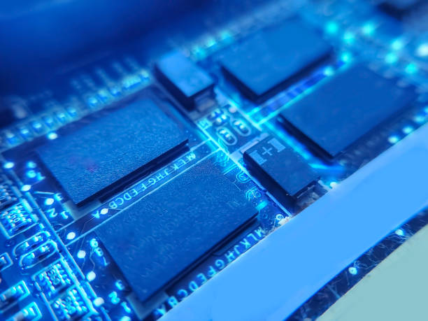 istock The macro photography of printed circuit board PCB 2050460651