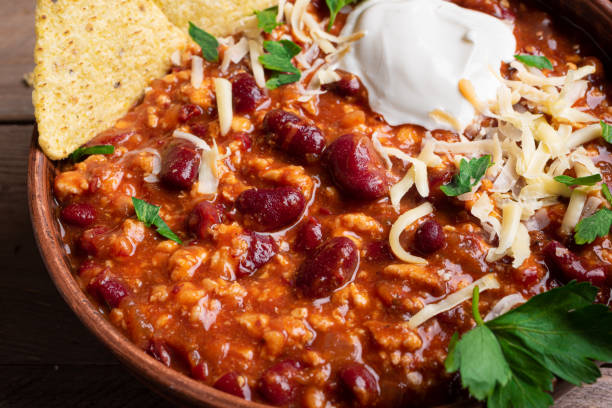 istock Chili con carne, Chilean beans 2050485531