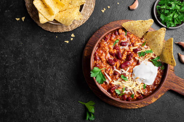 istock Chili con carne, Chilean beans 2050486075