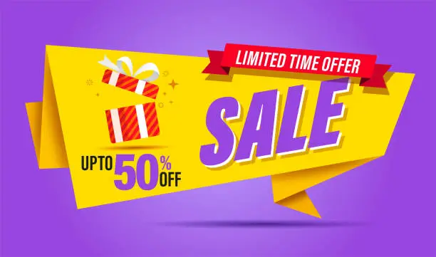 Vector illustration of Big sale banner design