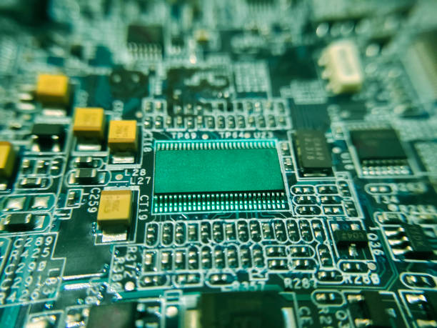 istock The macro photography of printed circuit board PCB 2050514678