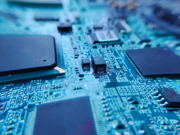 istock The macro photography of printed circuit board PCB 2050518030