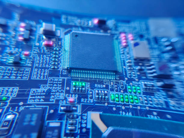 istock The macro photography of printed circuit board PCB 2050520148