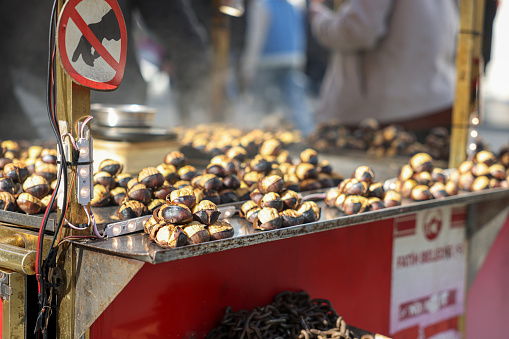 Chestnuts sold on the street