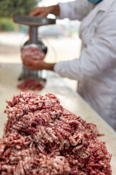 istock Grind meat for sausages 2050570439