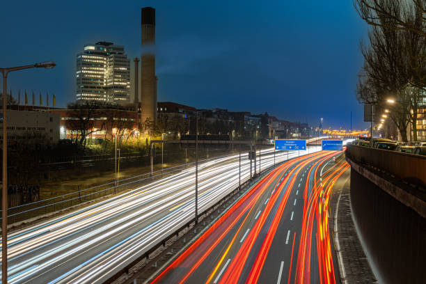Lagos city at night