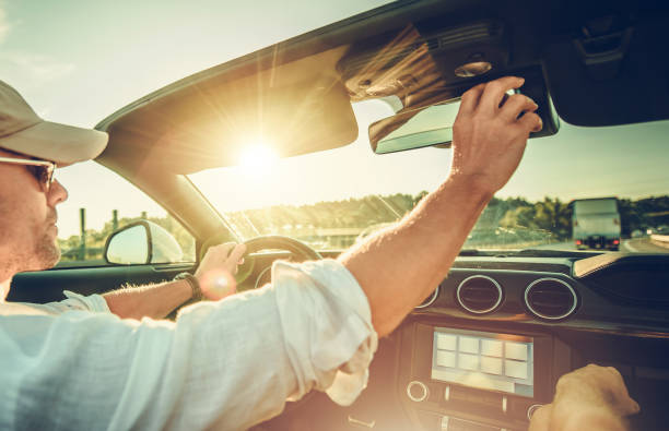istock Convertible Car Driving During Scenic Sunset 2050597663