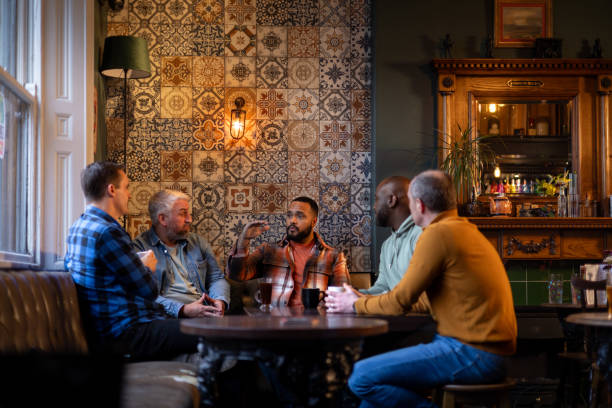 istock Men Unwinding at the Pub 2050606243