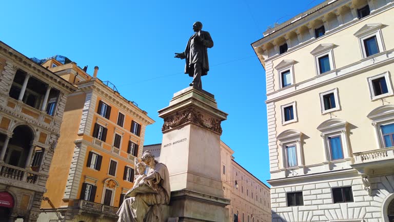 Statue of Marco Minghetti in Rome