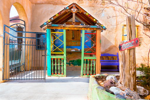 Winslow, Arizona - USA: World's Smallest Chapel, dedicated to those who serve