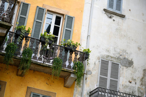 Scene in Orta San Giulio, Italy