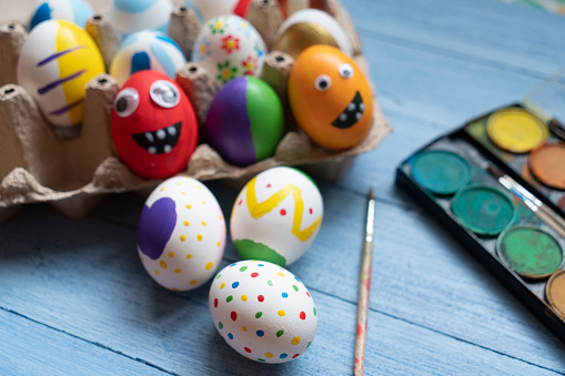 Easter Eggs painting