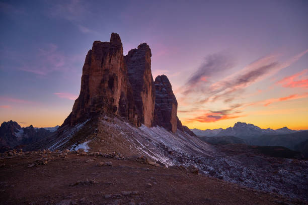 istock Tre Cime di Lavaredo, Dolomites, Italy during blue hour 2050675488