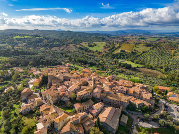 istock Montemerano, Italian medieval town 2050719055