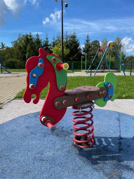 istock A toy standing on the playground. 2050731217