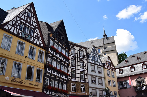 Cochem, Germany - 06/23/2022: old town Cochem