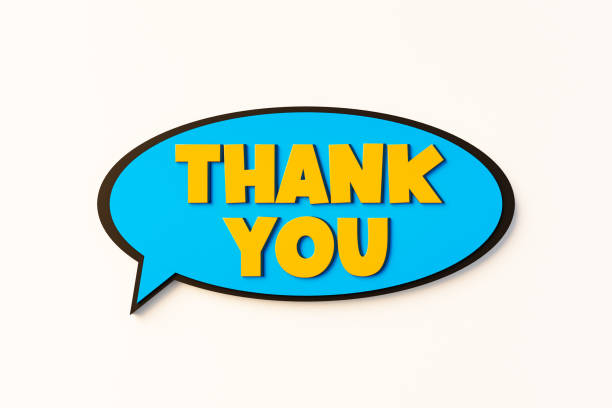 istock Thank you, cartoon speech bubble. 2050753384