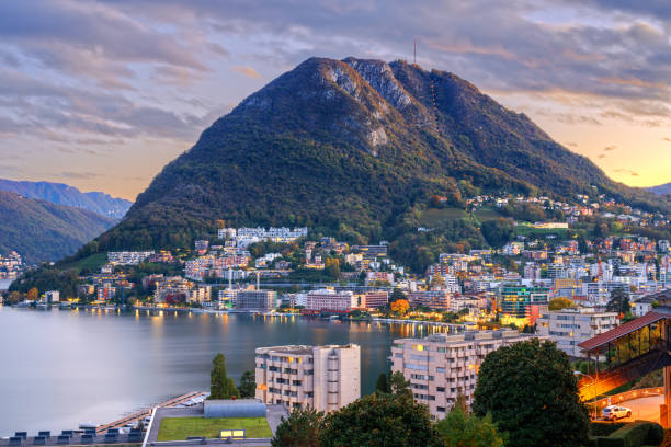 istock Lugano, Switzerland on the Lake at Dawn 2050764202