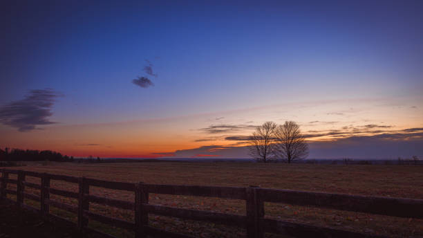istock Field and Fence at Twilight 2050803804