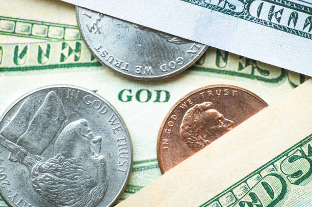 istock In God we trust on USD currency 2050824668