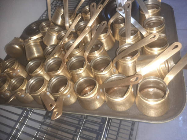 istock The copper arabic coffee maker view on the tray 2050838814