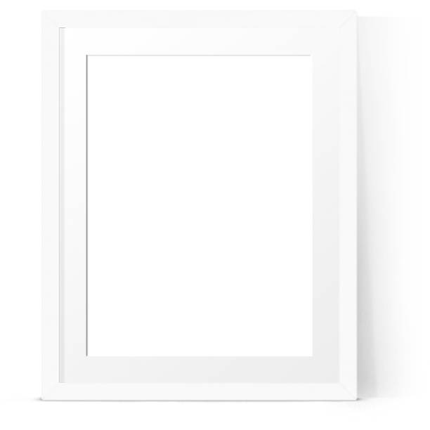 istock Empty various style of white photo wall frame isolated on plain background ,suitable for your asset elements. 2050849750