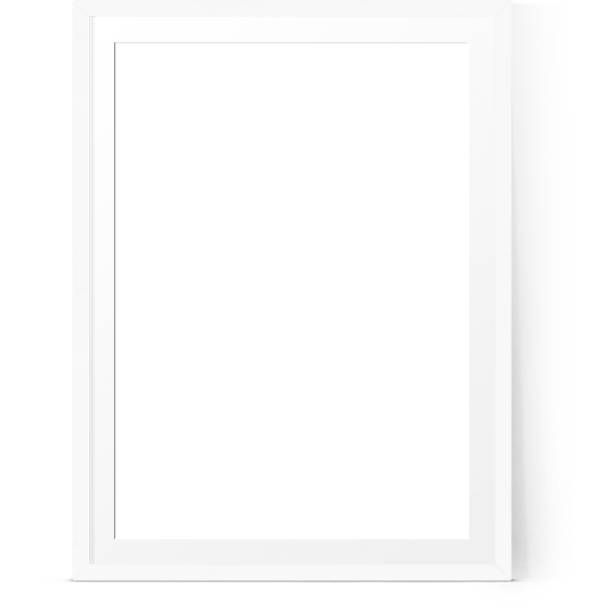 istock Empty various style of white photo wall frame isolated on plain background ,suitable for your asset elements. 2050859114