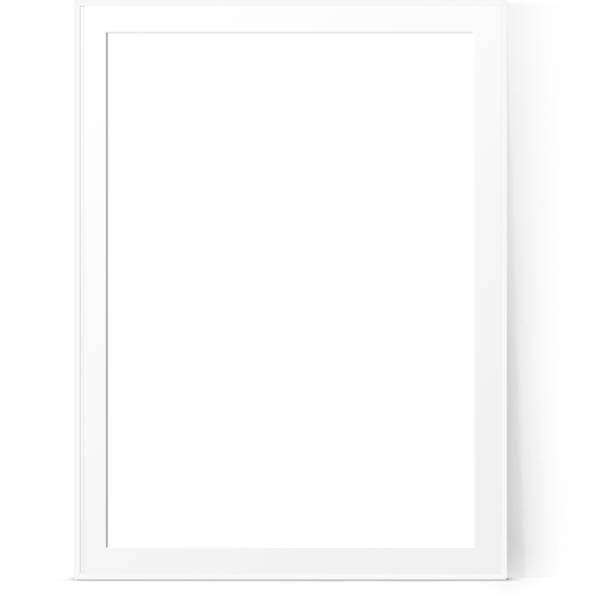 istock Empty various style of white photo wall frame isolated on plain background ,suitable for your asset elements. 2050860175
